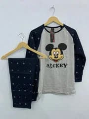 Mickey Stars Printed Pajama Night Suit