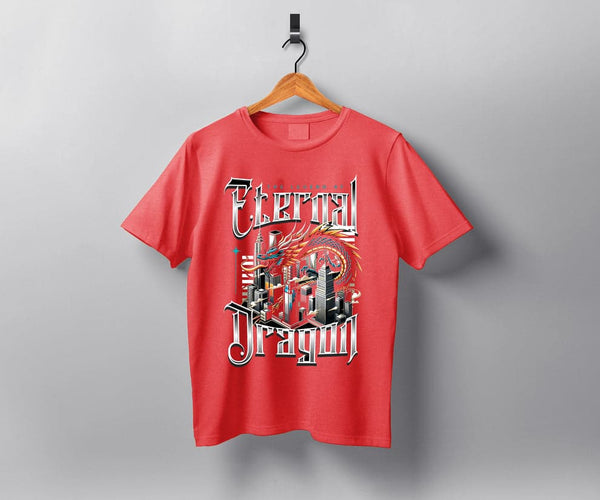 Men's Eternal Dragon Oversized T-Shirt