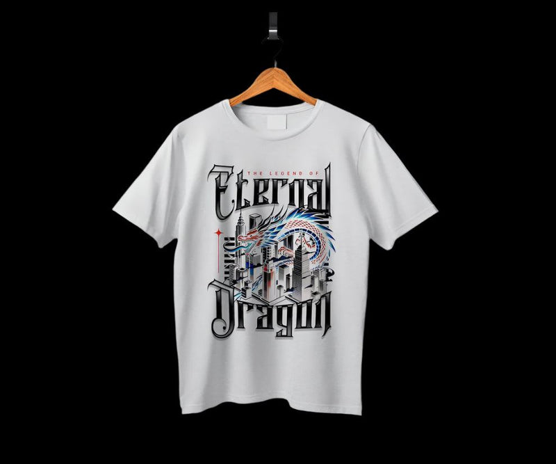 Men's Eternal Dragon Oversized T-Shirt