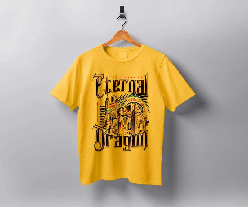 Men's Eternal Dragon Oversized T-Shirt