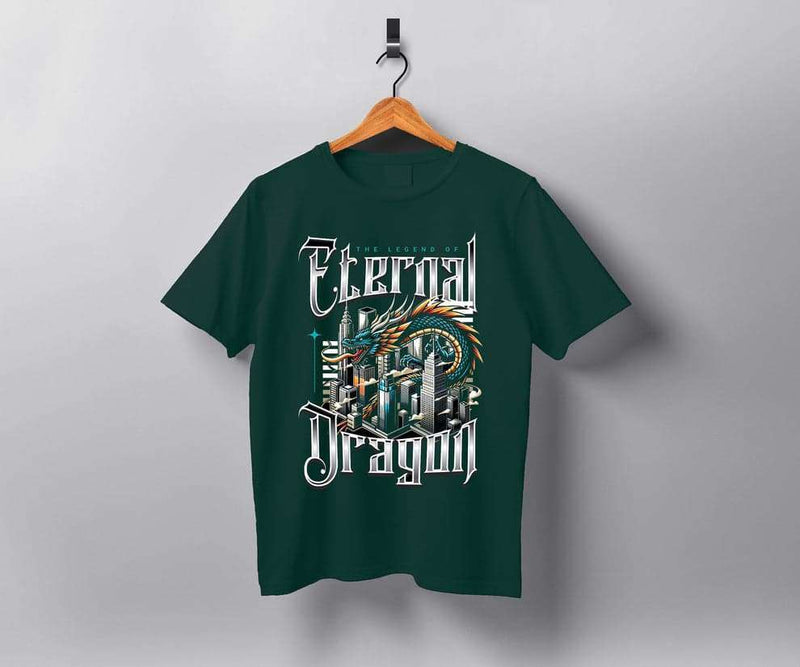 Men's Eternal Dragon Oversized T-Shirt