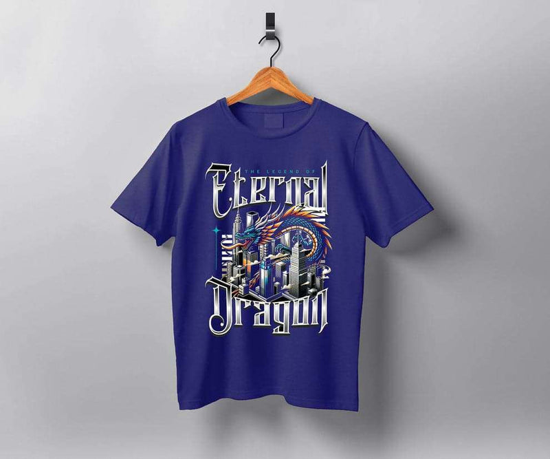 Men's Eternal Dragon Oversized T-Shirt