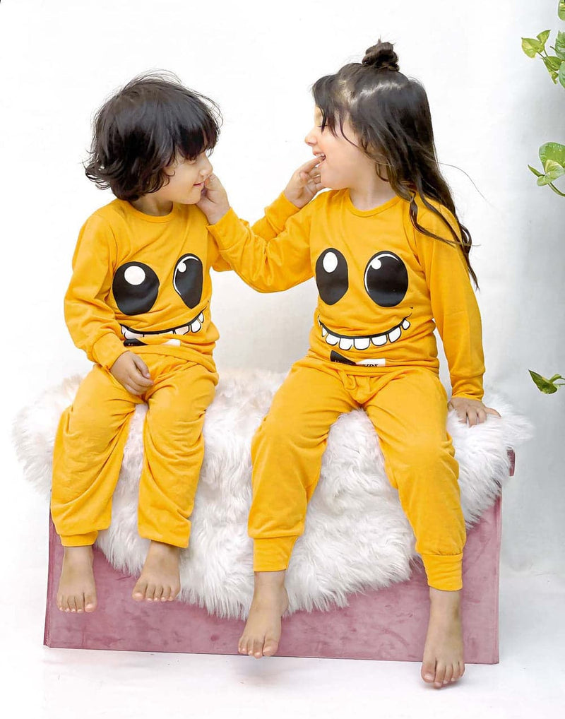 Yellow Smiley Kids Suit (Each)