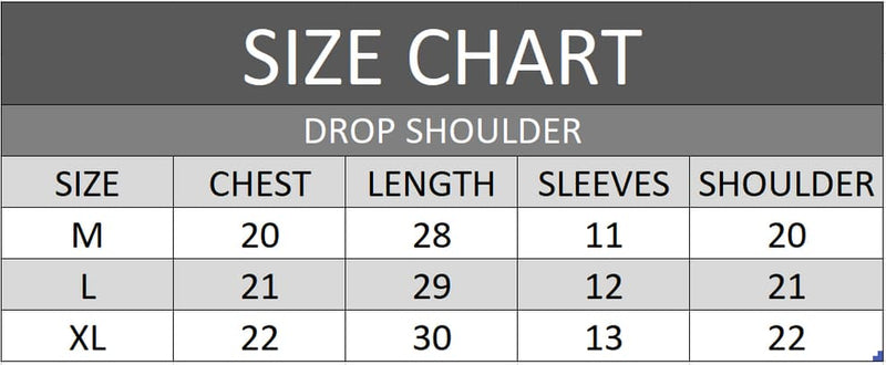 Men's Oversized Drop Shoulder Motivated Attitude Black Graphic T-Shirt